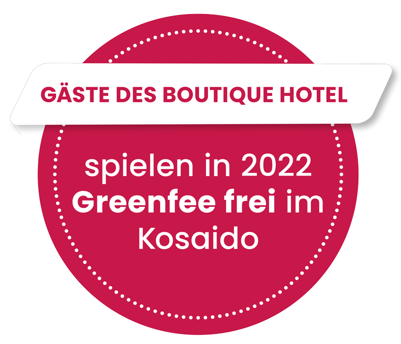 Gäste des Boutique Hotel Villa am Ruhrufer Golf & Spa spielen in 2022 Greenfee frei im Kosaido