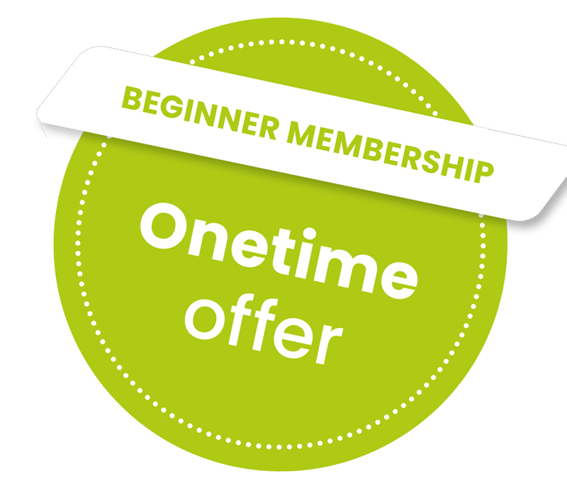 Beginner membership onetime offer