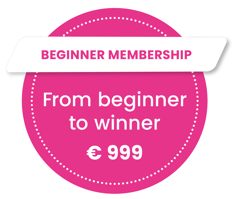 From beginner to winner € 999